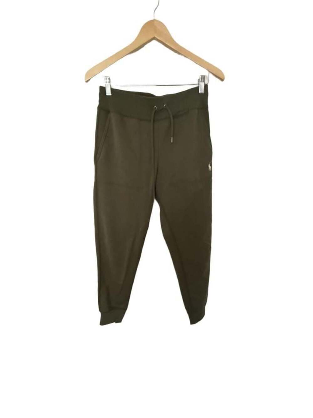 Polo Ralph Lauren Olive Green Double-Knit Drawstring Joggers - Picture 1 of 3